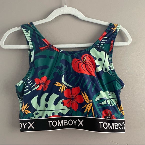 TomboyX Sporty Swim Top - Picture 1 of 3